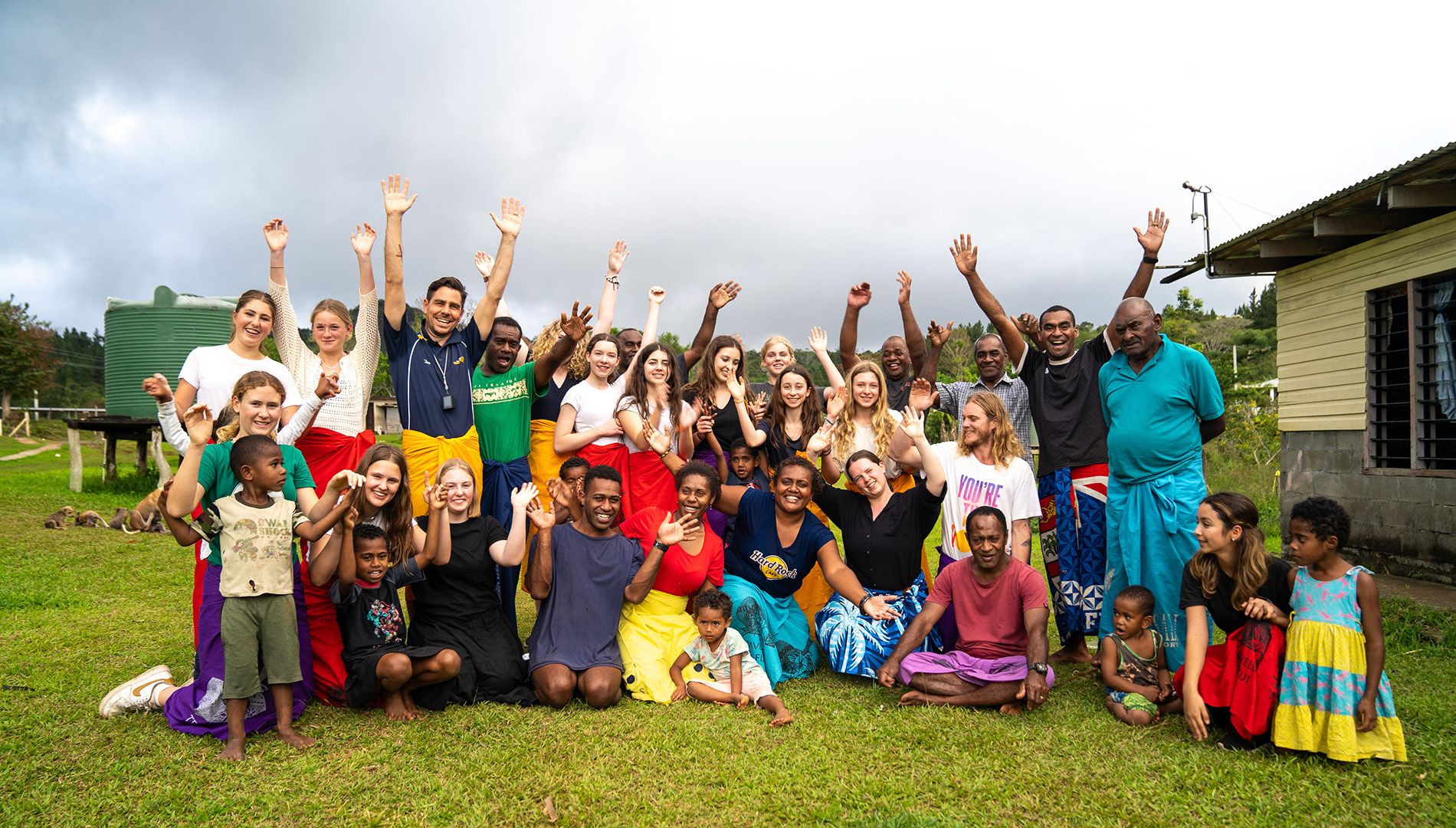 Students in Fiji